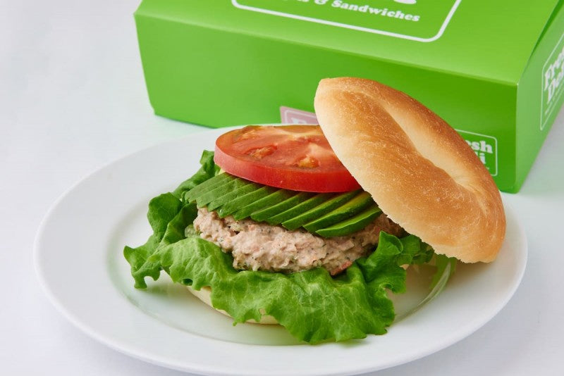 3. TUNA & AVOCADO BAGEL