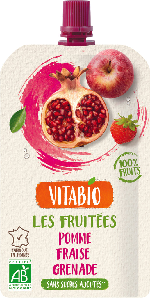 8. Organic fruit smoothie (Apple Strawberry Pomegranate)